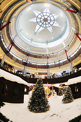 Image showing Interior of a shopping mall