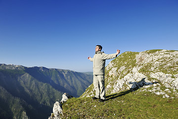 Image showing fresh sunrise at mountain