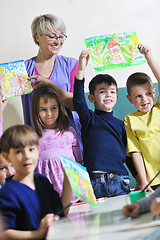 Image showing preschool  kids