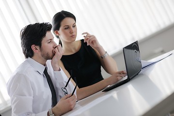 Image showing business people in a meeting at office