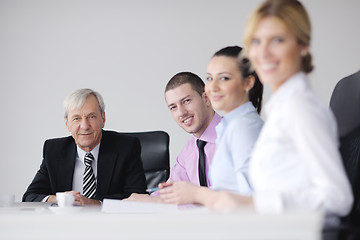 Image showing business people group on meeting