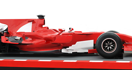 Image showing red formel 1 model