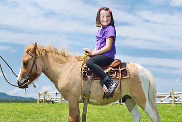 Image showing child ride pony