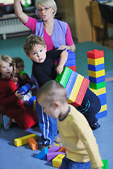 Image showing preschool  kids