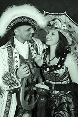 Image showing retro couple