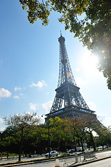 Image showing eiffel tower in paris at day