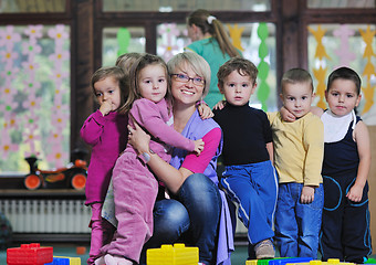 Image showing preschool  kids