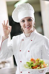 Image showing chef preparing meal