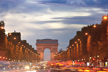 Image showing Arc de Triomphe, Paris,  France