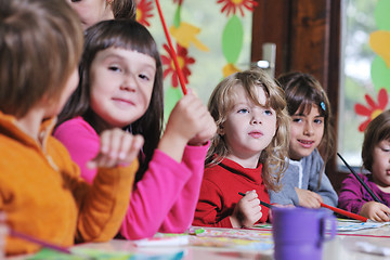 Image showing preschool  kids