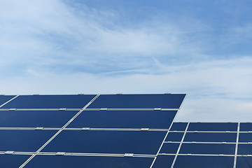 Image showing solar panel renewable energy field