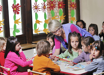 Image showing preschool  kids