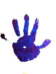 Image showing hand print