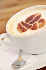 Image showing Coffee capuchino drink