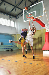 Image showing basketball competition