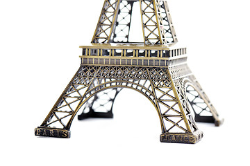 Image showing paris eiffel tower model isolated