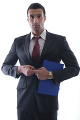 Image showing business man isolated over white background