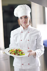 Image showing chef preparing meal