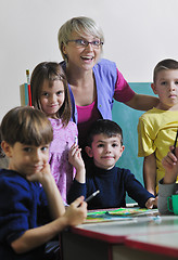 Image showing preschool  kids