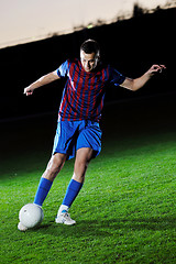 Image showing football player in action