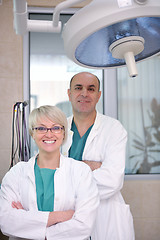 Image showing veterinarian and assistant in a small animal clinic