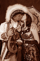 Image showing retro couple