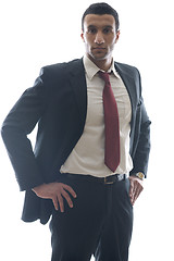 Image showing business man isolated over white background