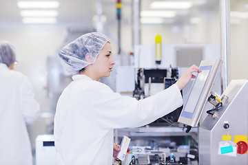 Image showing medical factory and production indoor