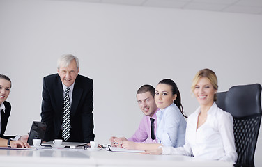 Image showing business people group on meeting