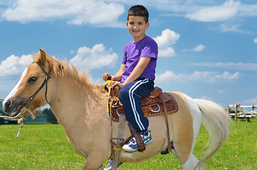 Image showing child ride pony