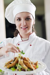 Image showing chef preparing meal