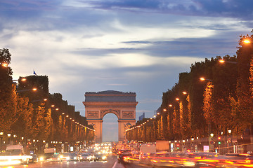 Image showing Arc de Triomphe, Paris,  France