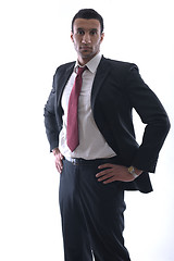 Image showing business man isolated over white background