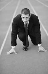 Image showing business man in sport