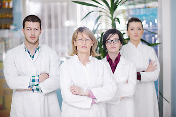 Image showing pharmacy drugstore people team