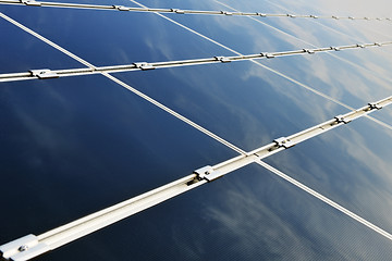 Image showing solar panel renewable energy field