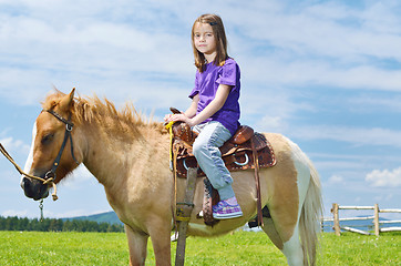 Image showing child ride pony