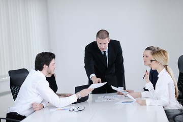 Image showing business people in a meeting at office