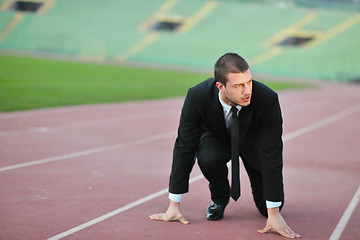 Image showing business man in sport