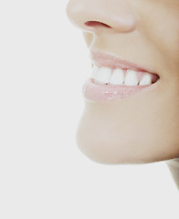 Image showing healthy white smile