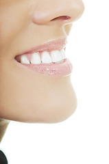 Image showing healthy white smile