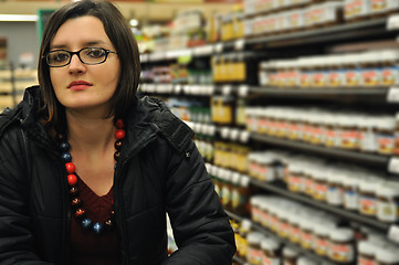 Image showing young woman in shopping