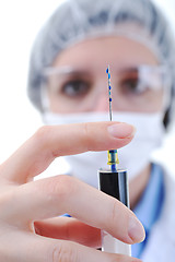Image showing injection nurse