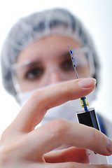 Image showing injection nurse