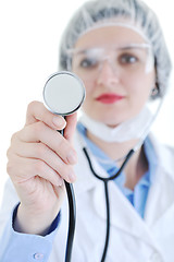 Image showing isolated adult woman nurse