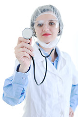 Image showing isolated adult woman nurse