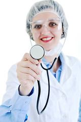 Image showing isolated adult woman nurse