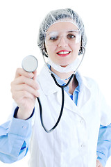 Image showing isolated adult woman nurse