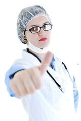 Image showing isolated adult woman nurse