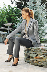 Image showing woman fashion outdoor